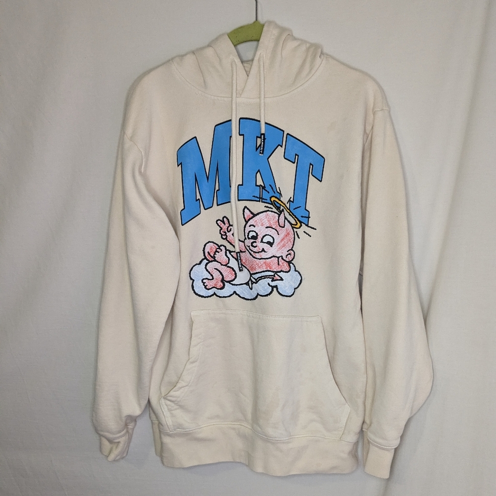 Cream MKT lil devil hoodie!